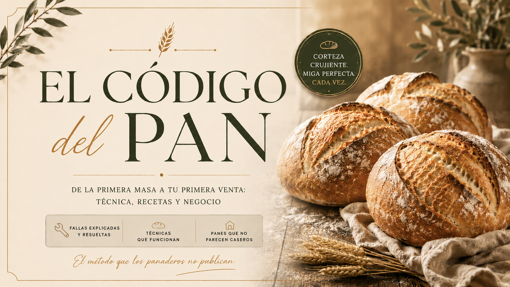El Código del Pan - El metodo que los panaderos NO publican.