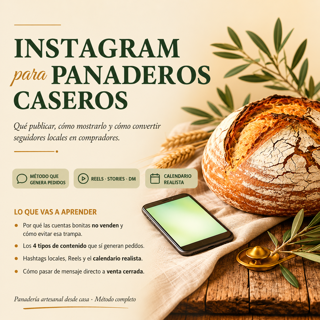 Instagram para Panaderos Caseros